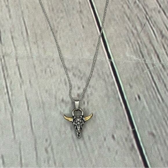 Alex and Ani Silver Steer Adjustable Necklace - Picture 2 of 3